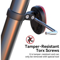 DDJ Upgraded Waterproof AirTag Bike Mount & Reflector Tracker Holder
