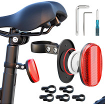 Support Vélo Étanche pour AirTag - Antivol GPS & Réflecteur