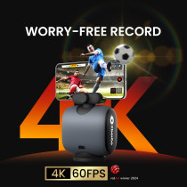 Chameleon AI 4K 60FPS Sports Camera for Soccer & Basketball – No Subscription