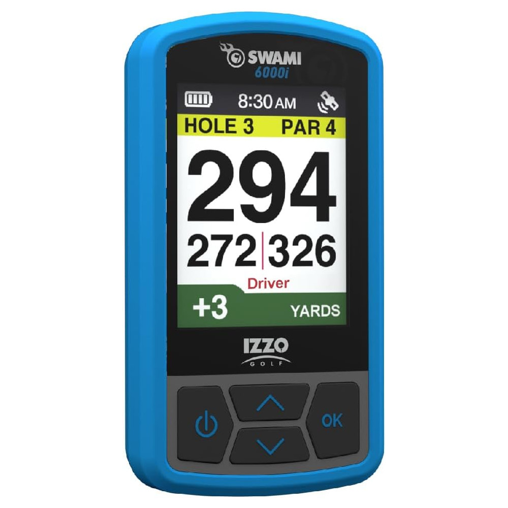 Izzo Swami 6000 Golf GPS - Waterproof, Color Display & Scorekeeper