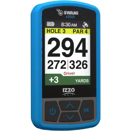 Izzo Swami 6000 GPS Golf Portable - Écran Couleur, Étanche