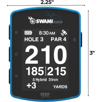 Swami KISS 2.0 Blue Handheld Golf GPS Rangefinder with Magnets