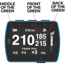 Swami KISS 2.0 Blue Handheld Golf GPS Rangefinder with Magnets