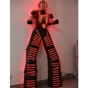 Costume Robot LED Lumineux RGB pour Soirée et Danse
