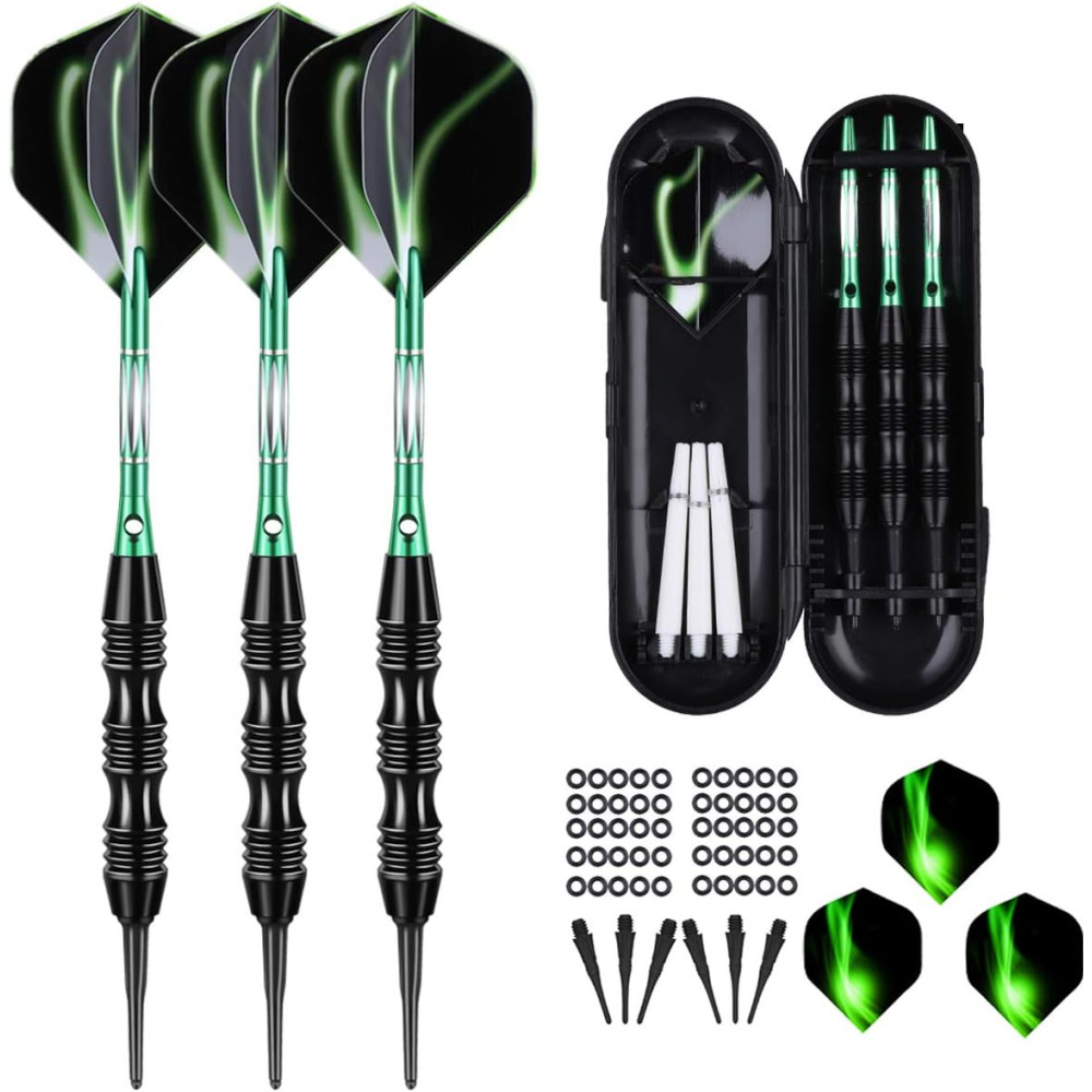 Set Fléchettes Soft Tip 20g + Accessoires Pour Jeu Électronique