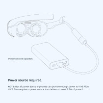 HTC Vive Flow VR Headset with Controller – Lightweight Virtual Reality