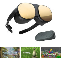 HTC Vive Flow VR Headset with Controller – Lightweight Virtual Reality
