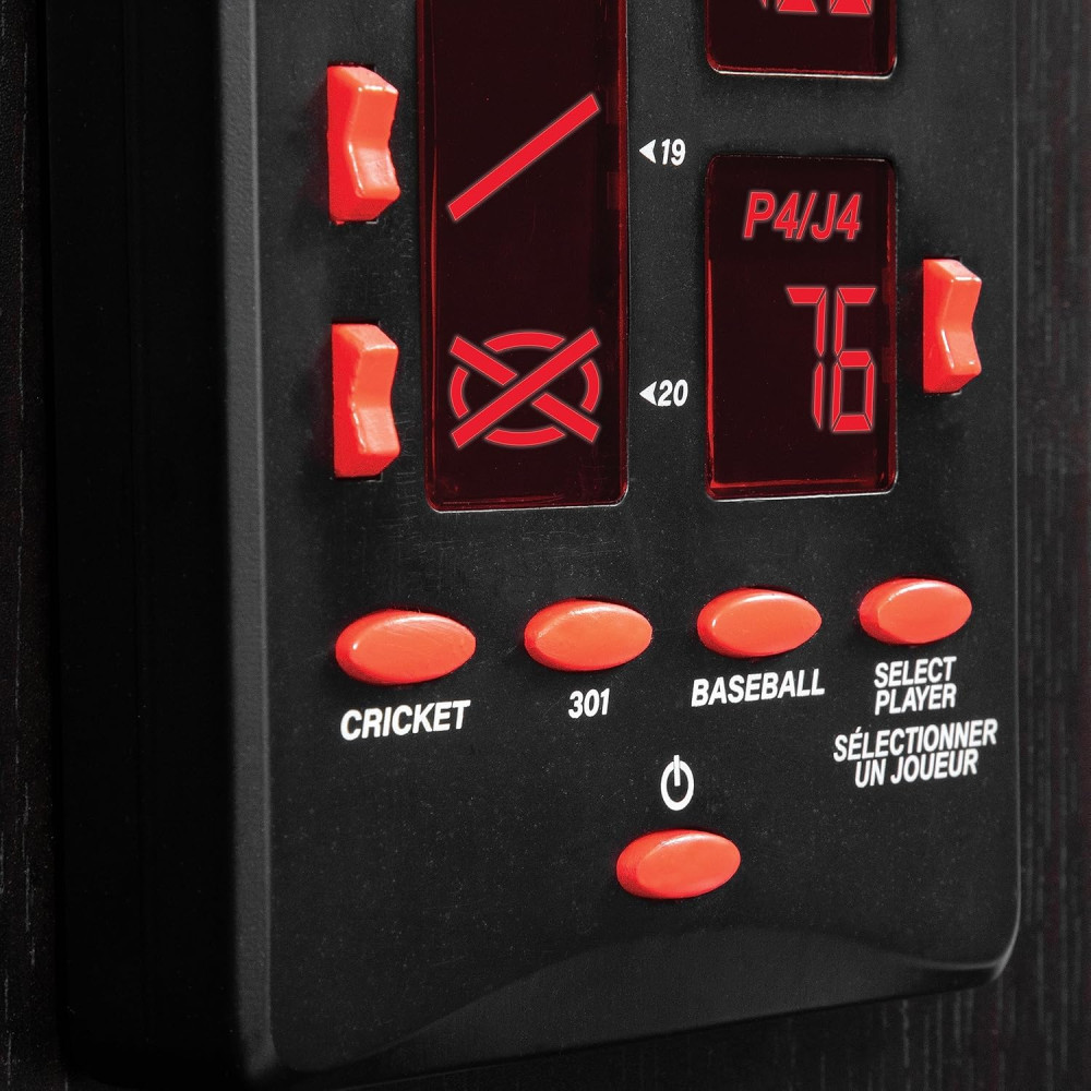 EastPoint Bristle Dartboard + Cabinet + Scoreur Électronique