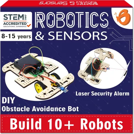 Kit Robotique STEM 10-en-1 Butterfly Edufields pour Enfants 8-14 ans