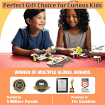 Kit Robotique STEM 10-en-1 Butterfly Edufields pour Enfants 8-14 ans