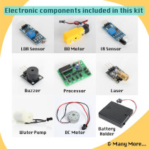 Kit Robotique STEM 10-en-1 Butterfly Edufields pour Enfants 8-14 ans