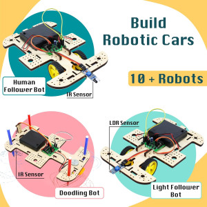 Butterfly Edufields 10in1 STEM Robotics Kit for Kids Ages 8-14