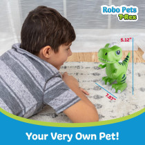 Robo Pets T-Rex : Robot Dino Télécommandé pour Enfants