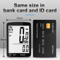 Compteur Vélo Sans Fil 20 Fonctions Étanche Grand Écran LCD