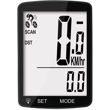 Compteur Vélo Sans Fil 20 Fonctions: Grand Écran LCD, Suivi Précis & Facile!