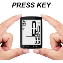 Compteur Vélo Sans Fil 20 Fonctions Étanche Grand Écran LCD