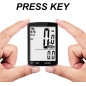 Wireless Bike Computer: Track Speed & Distance on 3 LCD - Waterproof Cycling Odometer Wireless Bike Computer: Track Speed & Distance on 3 LCD - Waterproof Cycling Odometer