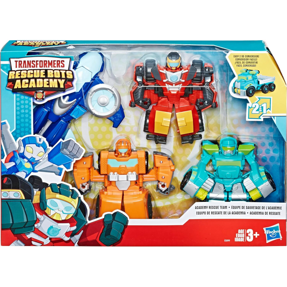 Transformers Rescue Bots Pack 4 Figurines 4.5 - Playskool