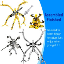 T13 Multi-Jointed Action Figure Set – 2 Pcs 3D Printed Desktop Toys
