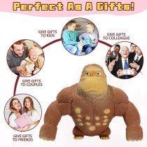 Stretchy Squishy Monkey Toy - Decompression Gorilla for Kids & Adults