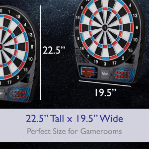 Viper GLD 777 Electronic Dartboard - 40+ Games, Auto-Scoring LCD