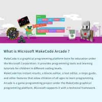 Console Rétro Programmable ELECFREAKS: Apprenez à Coder en Blocs & Python! Idéal STEM