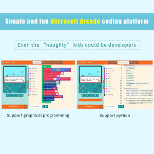 ELECFREAKS Retro Coding Arcade | DIY Programmable STEM Game Console