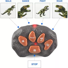 Robot Dinosaure JOYIN T-Rex Télécommandé avec Son et Lumière