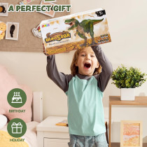 JOYIN Remote Control T-Rex Dinosaur Toy with Light & Roaring Sound