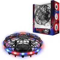 Scoot Mini Drone Force1: Pilotage Facile par Mouvement, LED Rouge/Bleue - Jouet Tech Idéal pour Enfants & Adultes!