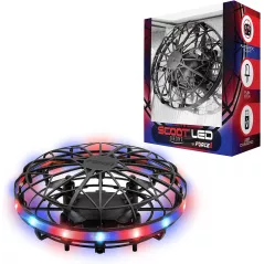 Scoot Mini Drone Force1: Pilotage Facile par Mouvement, LED Rouge/Bleue - Jouet Tech Idéal pour Enfants & Adultes!