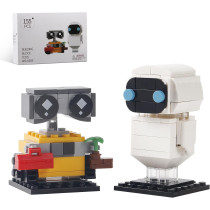 Set de Blocs Wall-e et Eve Compatible Grandes Marques, Cadeau Créatif