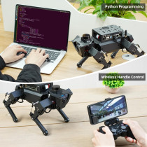 HIWONDER ROSPug AI Robot Dog with Jetson Nano, ROS, SLAM & Python