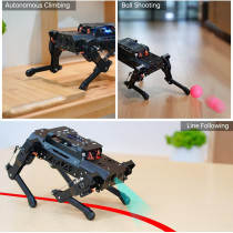 HIWONDER Quadruped Robot Dog for Raspberry Pi 5 with AI Vision & SLAM