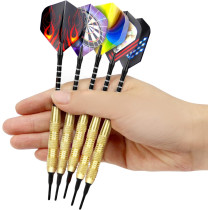 Set Fléchettes Soft Tip 12 pcs 18g avec Accessoires Complets
