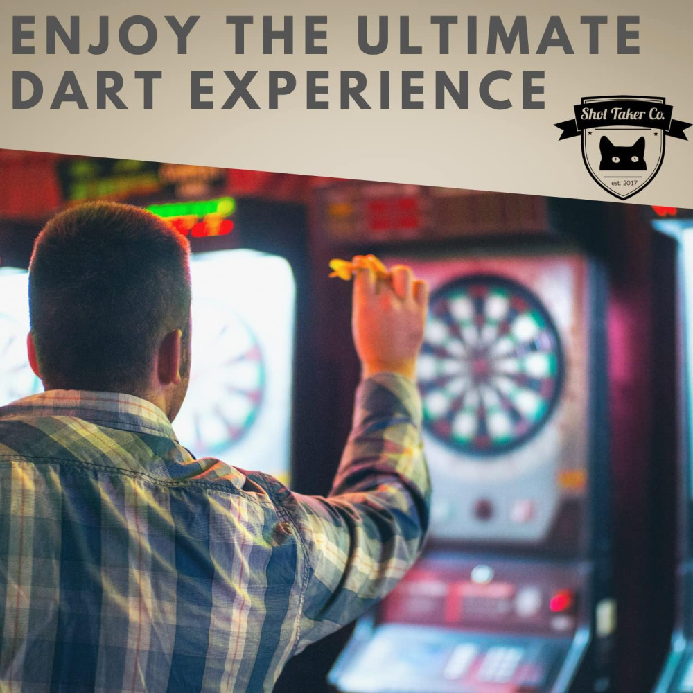 Soft Tip Darts Set 12pc with 50 Extra Tips – Fun for 4 Players