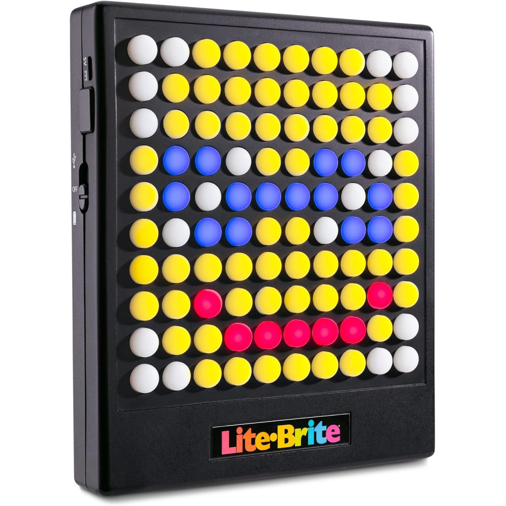 Lite-Brite Touch: Light-Up STEM Toy for Creative Play & Learning Ages 6+