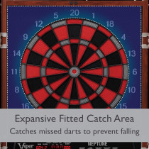 Viper Neptune Electronic Dartboard Cabinet Combo - Pro Size, 55+ Games