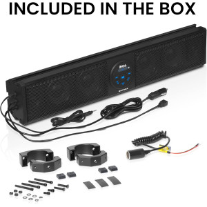 BOSS Audio BRT26A 26 ATV UTV Sound Bar - Bluetooth, Weatherproof