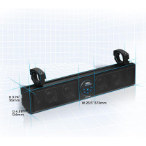 Barre Son BOSS BRT26A 26 Bluetooth Étanche IPX5 ATV UTV