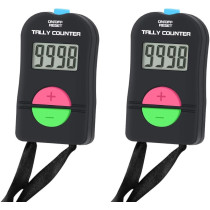 Pack of 2 Digital Hand Tally Counters – Small Golf Sports Clicker