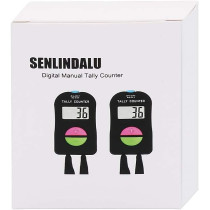 Pack of 2 Digital Hand Tally Counters – Small Golf Sports Clicker