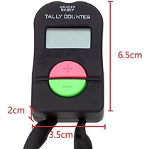 Pack of 2 Digital Hand Tally Counters – Small Golf Sports Clicker