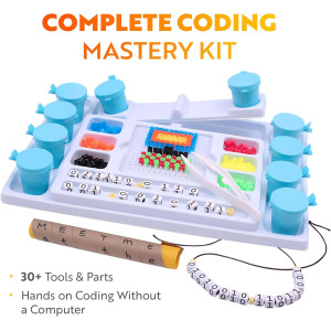 Playz Coding & Computer Science Kit for Kids – Fun Binary, Encryption & More