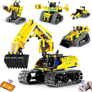 5-in-1 STEM Robotics Kit 430 PCS Building Blocks RC Robot Toy for Kids