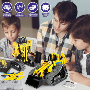 5-in-1 STEM Robotics Kit 430 PCS Building Blocks RC Robot Toy for Kids