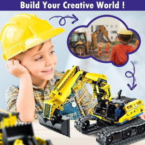 Kit Robotique 5 en 1 STEM, 430 pcs, Télécommande & APP