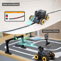 Robot AI HIWONDER 2DOF HD avec roues Mecanum, Python & Pi4B