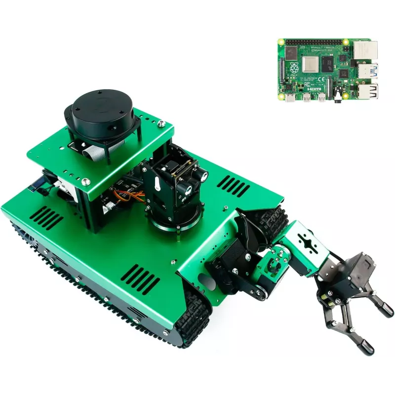Kit Robot AI Yahboom Raspberry Pi 4B avec Caméra 3D & ROS