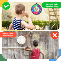 Ciblez un titre SEO optimisé, clair et accrocheur avec des mots-clés pertinents :BELLOCHIDDO Cible Double Face pour Enfants 3-12 Ans